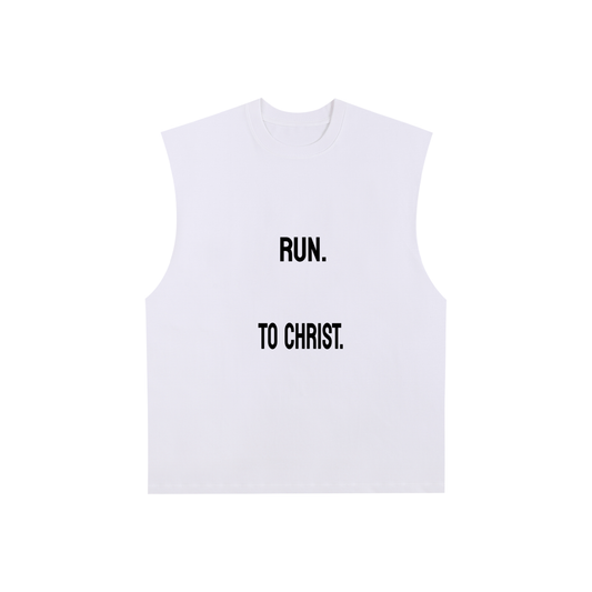 Run Raw Edge Tank Top