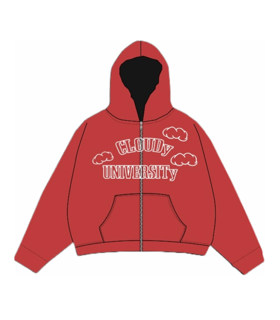 Cloudy University Hoodie